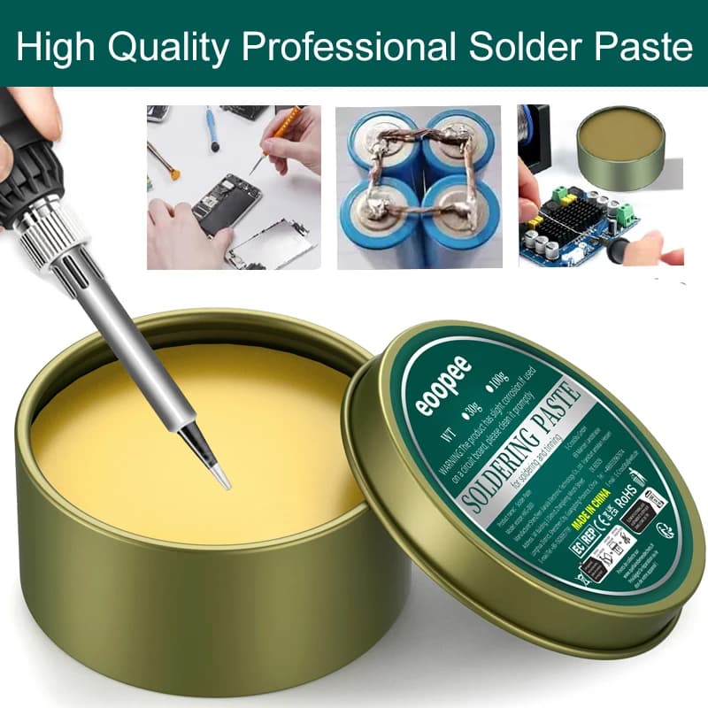 Lead-Free Solder Paste Flux | 10g, 30g, 100g Sizes | Precision Welding & PCB Repair - Thumbnail 6