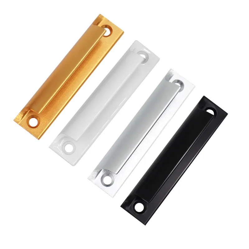 Aluminum alloy push-pull door handle for balcony gates and windows, featuring high-quality construction and modern furniture styling.