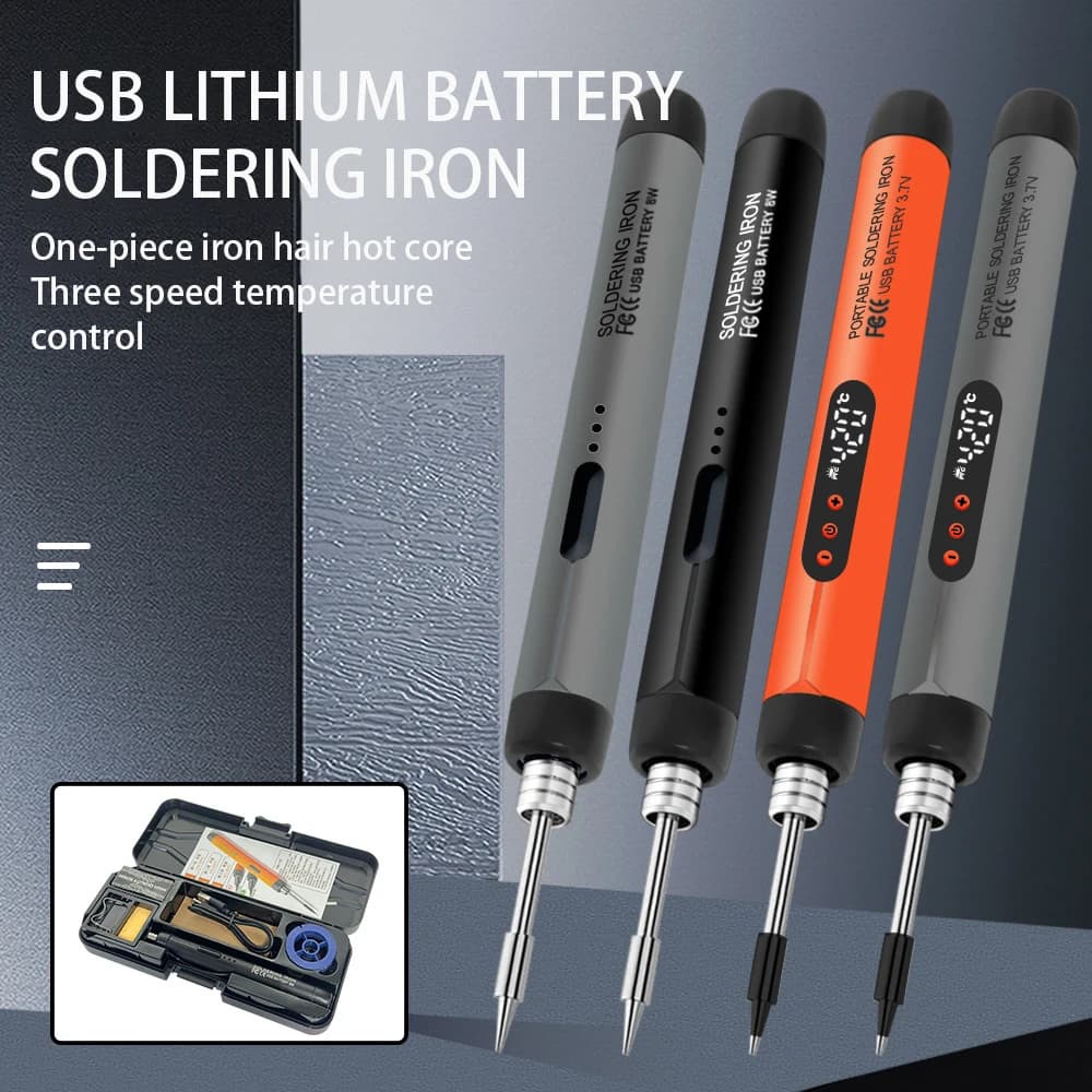Cordless Soldering Iron | 5V USB-C Fast Charging | 8W Precision Welding & Repair Tool - Thumbnail 2