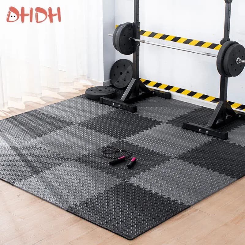 Rubber Floor Matting | Interlocking Heavy Duty | Gym & Industrial Use - Thumbnail 5