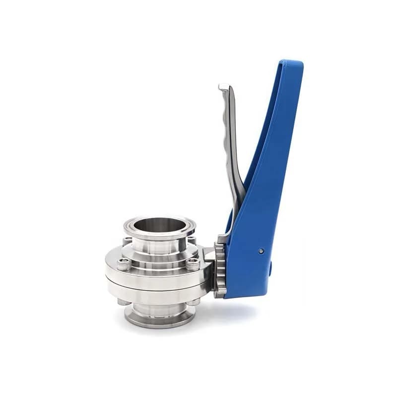 3/4" Lockshield Valve | SS304 Tri-Clamp Butterfly | Flow Control for Brewing - Thumbnail 5