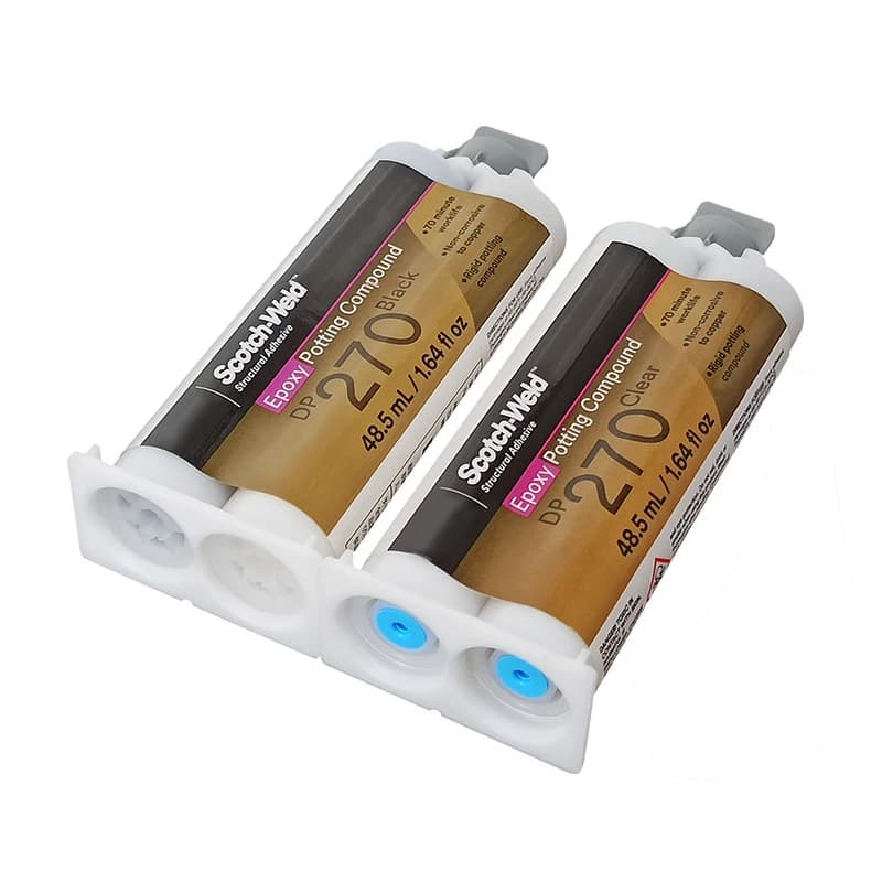 3M Scotch-Weld DP270 Jointing Compound | Black/Clear Epoxy Resin | 48.5ml Starter Kit - Thumbnail 4