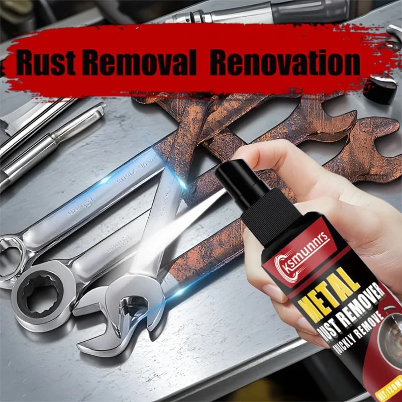 Brake Cleaner Spray | Industrial Rust Remover & Metal Polish | Fast-Acting Dissolution Agent - Thumbnail 3
