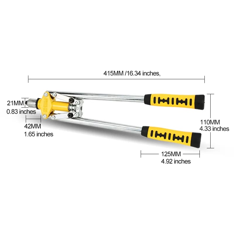 Rivet Gun | Double Handle for Wall & Wood | Labour-Saving Fixation - Thumbnail 2