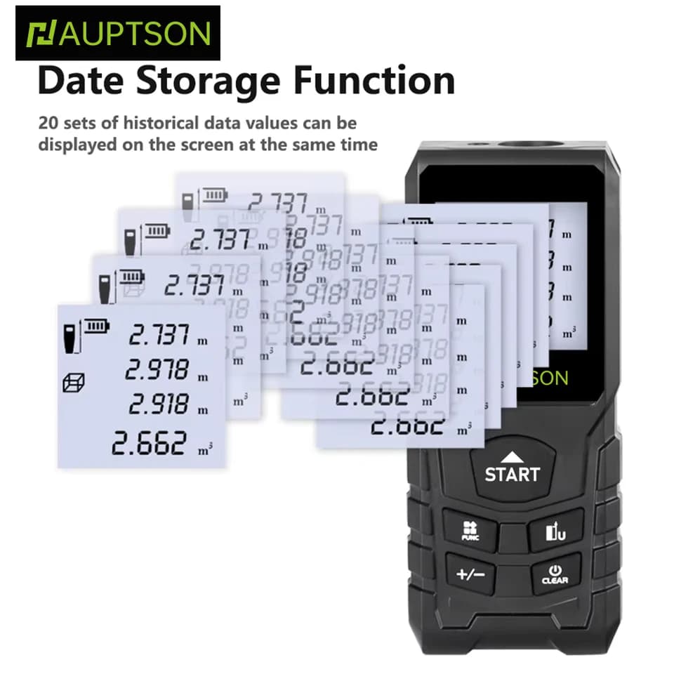HAUPTSON Laser Measure 70/100M | Digital Distance Meter | Construction Tool - Thumbnail 2
