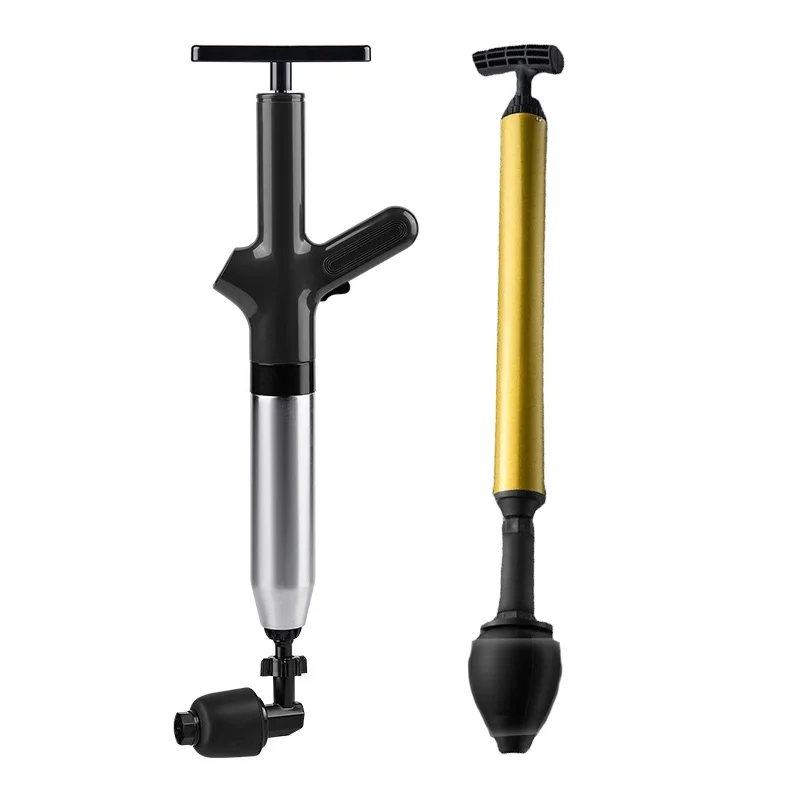 Stainless Steel Toilet Siphon Plunger: two distinct product variants.