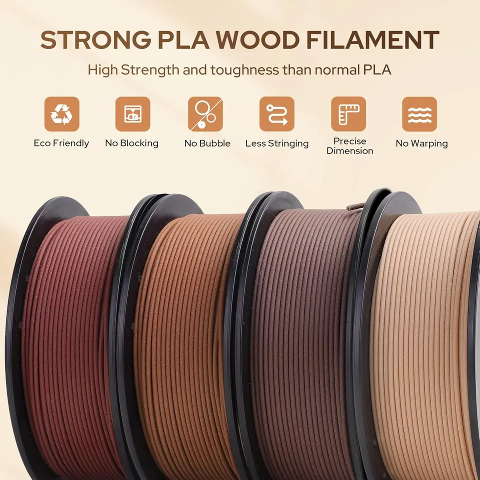 PLA 3D Printer Filament | 1.75mm ±0.03mm Tolerance | 1kg Spool - Thumbnail 7