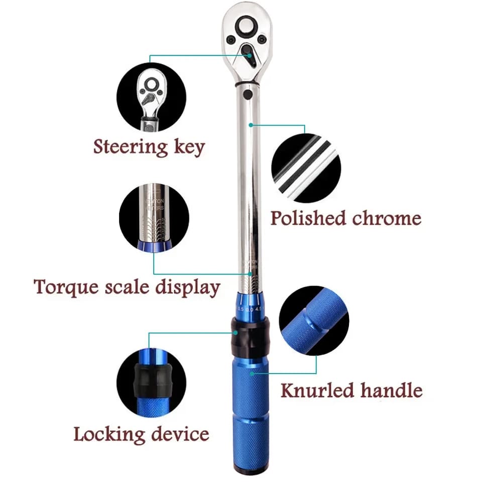 Spark Plug Torque Wrench | 3/8 Drive 5-60Nm | With Magnetic Socket - Thumbnail 3