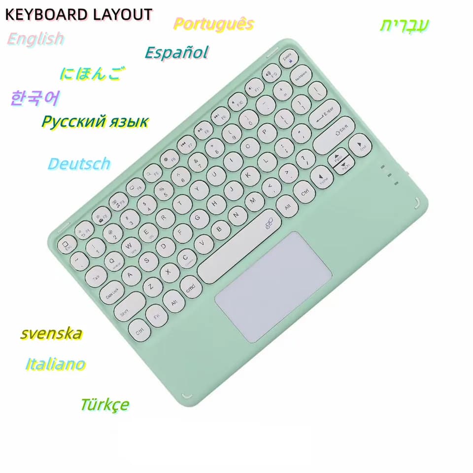 Wireless Keyboard with Touchpad | Multi-language for iPad Pro/Air, Android & Windows Tablets - Thumbnail 2