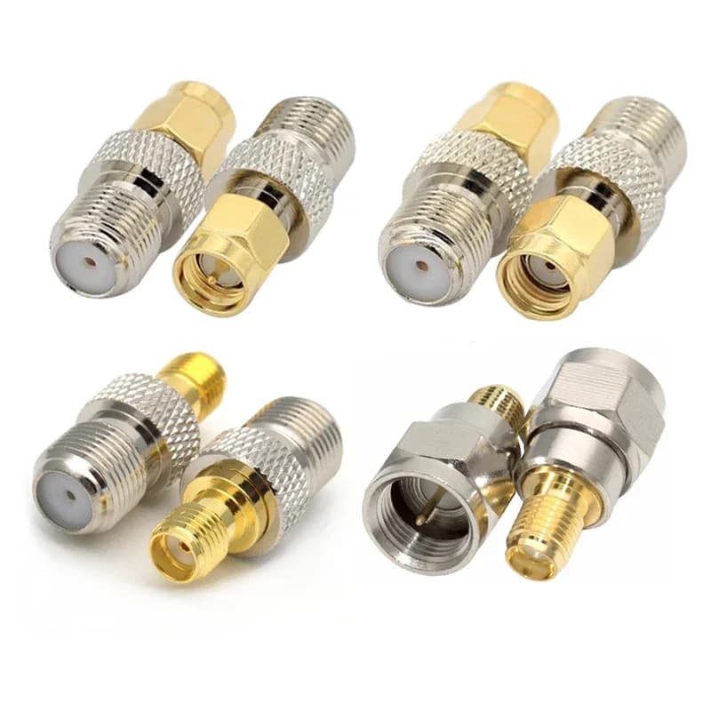 Plug Socket & Adapter Kit | 5-Piece Coax Set | SMA to F Connectors - Thumbnail 6