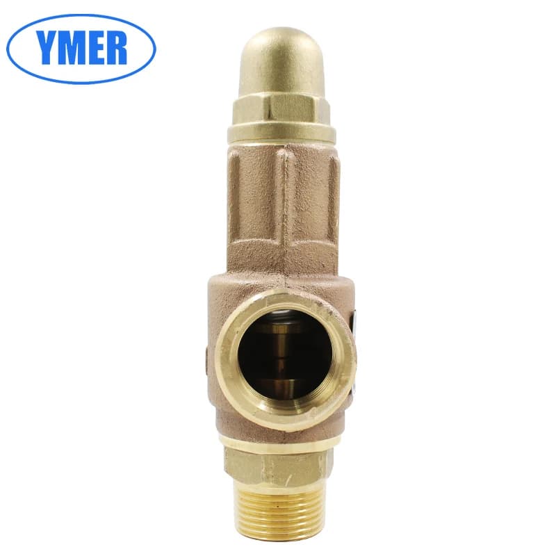 Brass Safety Valve DN15 DN20 | Adjustable Pressure Relief | Steam Boiler Lockshield Valve Key - Thumbnail 7