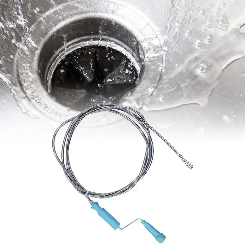 Drain Snake | Flexible Metal Spring | Sink & Sewer Clog Remover - Thumbnail 6