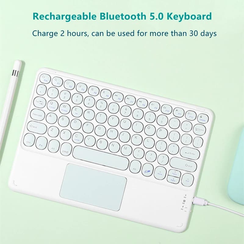 Wireless Keyboard with Touchpad | Multi-language for iPad Pro/Air, Android & Windows Tablets - Thumbnail 5
