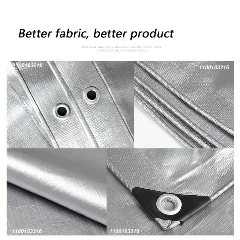 PE 0.32mm Tarpaulin | Waterproof & Rainproof Cover | Garden, Shed & Truck Use - Thumbnail 2