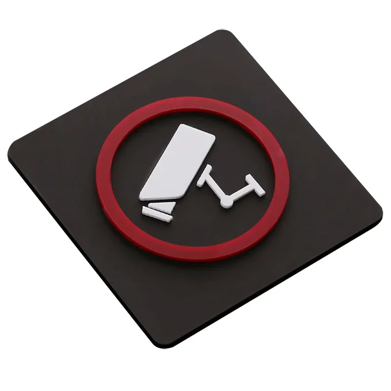 No Entry & No Trespassing | 10cm Plaque | Video Surveillance Warning - Thumbnail 6