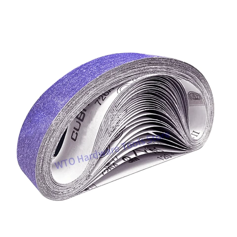 726A Ceramic Alumina Sanding Belts | 915x100mm Soft Cloth | For Metal & Knife Sharpening - Thumbnail 5