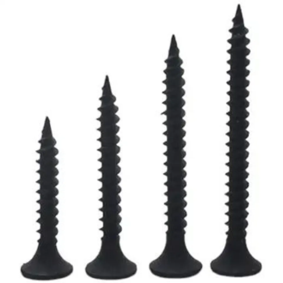 Self-Tapping Screws M3.5 Black | Cross Countersunk Flat Head | Drywall Woodworking 0.5kg Box - Thumbnail 3