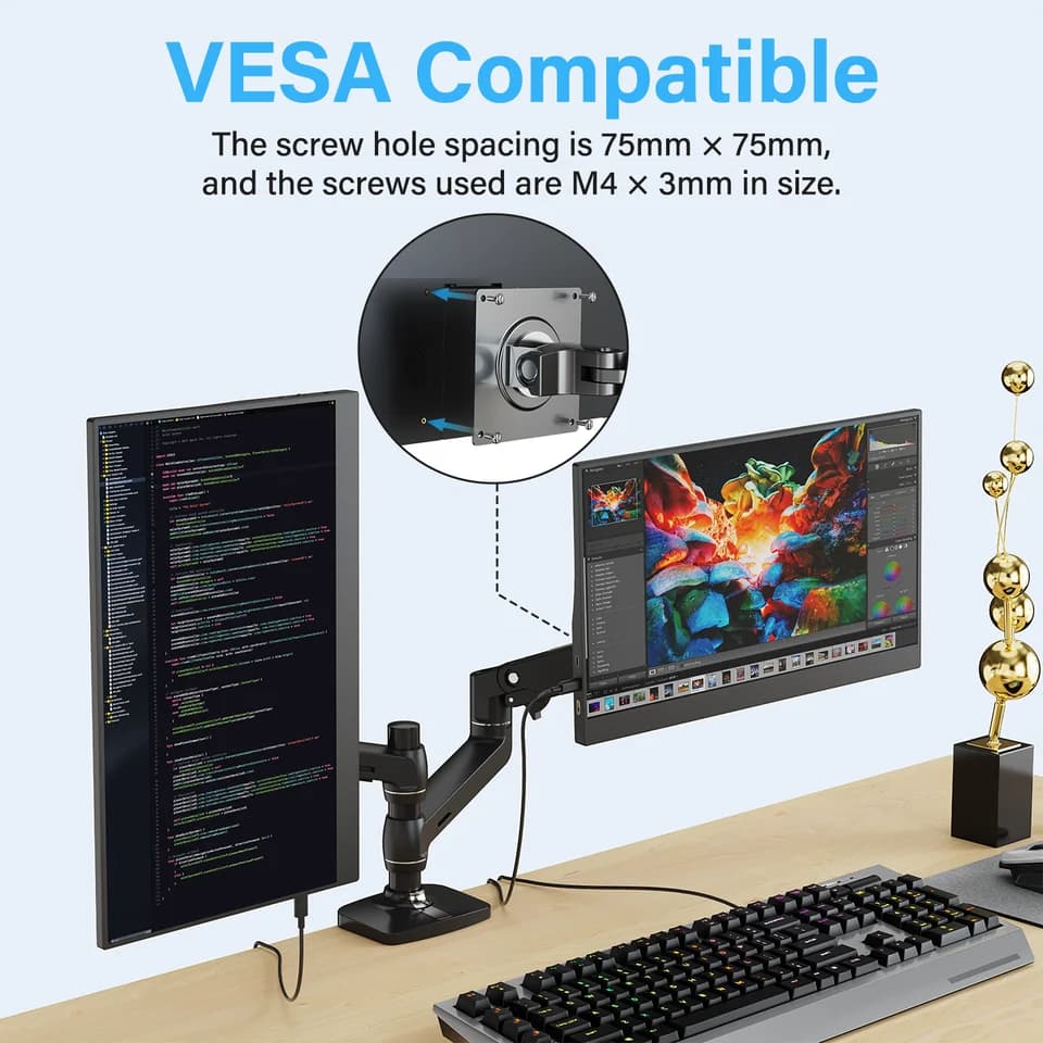 15.6" Portable Monitor | Full HD 1080p IPS Display | USB-C & HDMI - Thumbnail 5