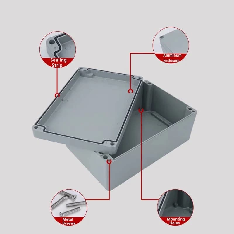Explosion-Proof Aluminium Junction Box | IP67 Waterproof Enclosure | Outdoor Instrument Box - Thumbnail 5