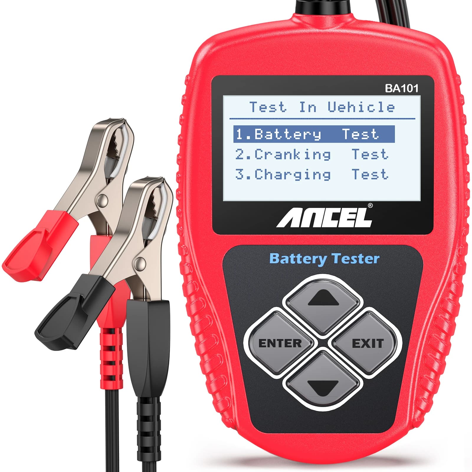12V Car Battery & Alternator Tester | 100-2000 CCA Load Capacity | Diagnostic Tool - Thumbnail 2