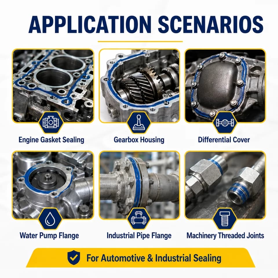 HYLOMAR Universal Blue jointing compound | Non-hardening engine sealant | Automotive & industrial repair - Thumbnail 7