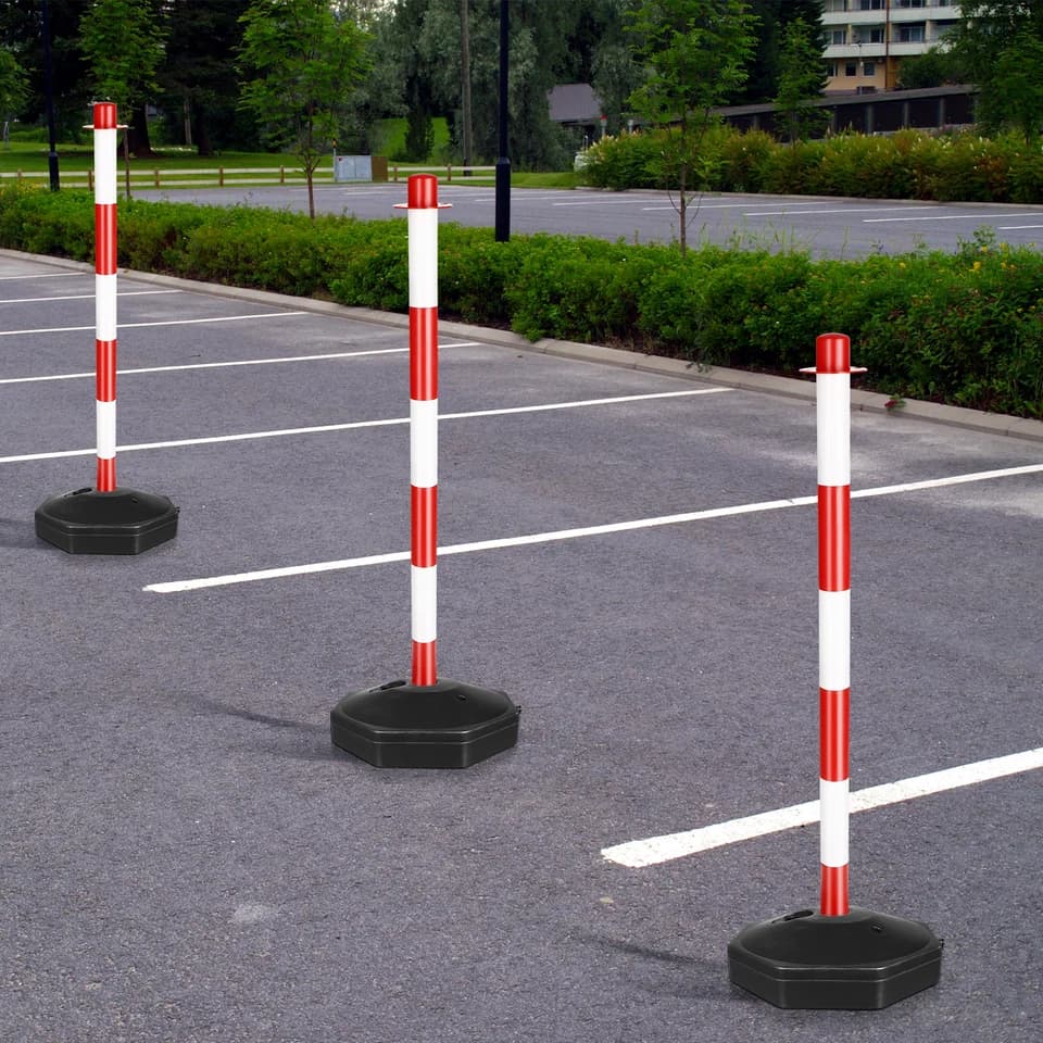 Traffic Barricade | Water-Fillable Base for Stability | Outdoor Parking - Thumbnail 5