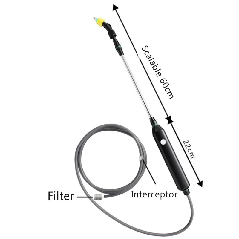 Electric Knapsack Sprayer | USB Rechargeable with Telescopic Handle | Garden & Cleaning - Thumbnail 5