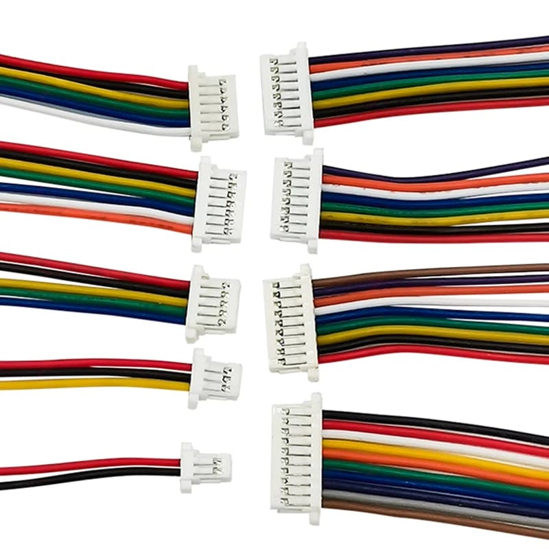 Pan Connector Wire | JST SH 1.0mm Pitch | 2-12 Pin 28AWG Cable - Thumbnail 4