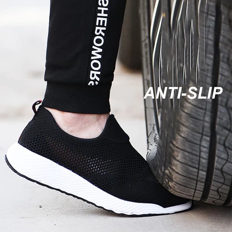 Safety Shoes Men | Breathable Steel Toe Work Boots | Puncture-Proof - Thumbnail 4