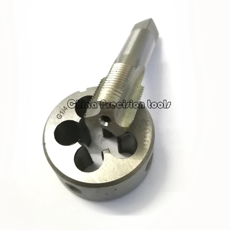 Pipe Thread Tap & Die Set | G1/8-G5/8 Straight Flute | BSP Threading Tool - Thumbnail 4