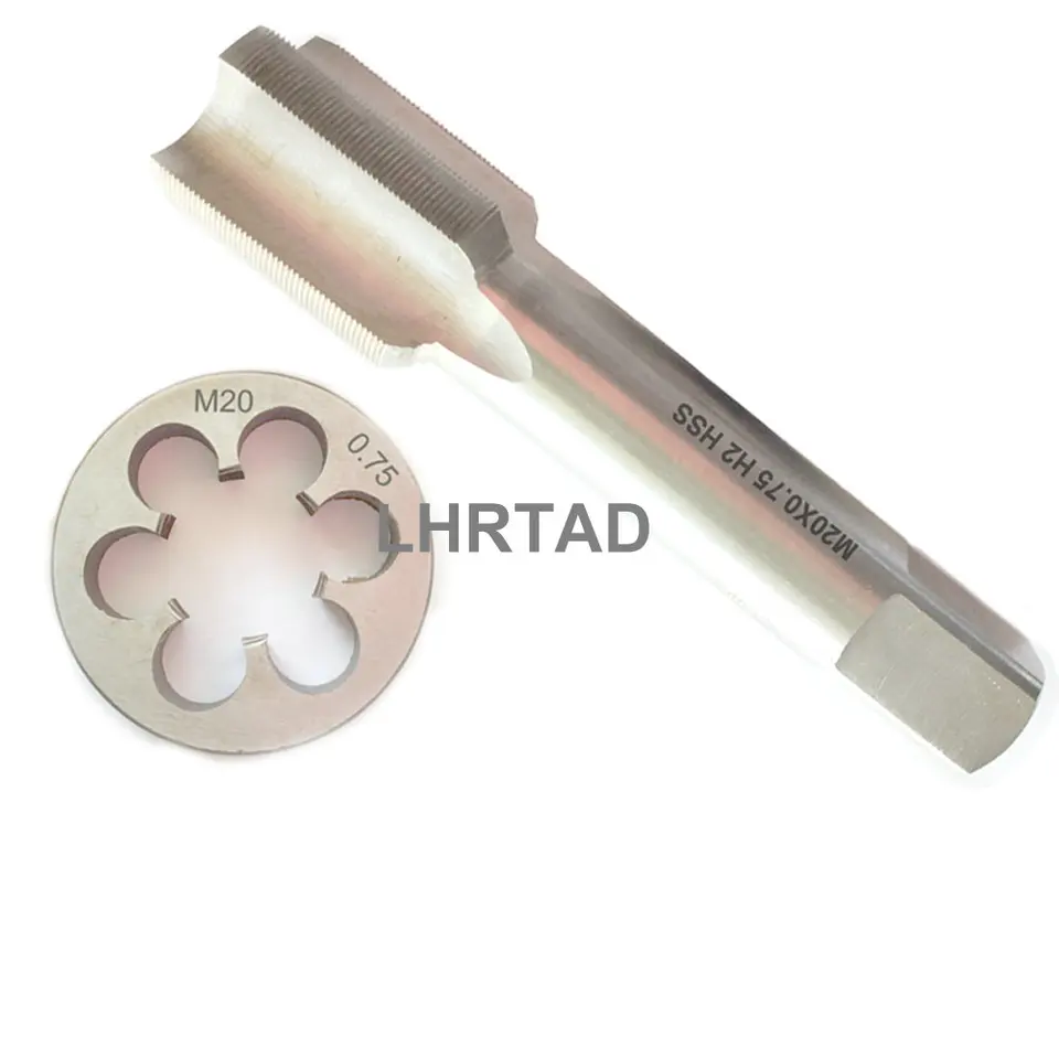 M20 HSS Tap & Die Set | Metric Fine Thread | Right Hand Plug Taps - Thumbnail 4