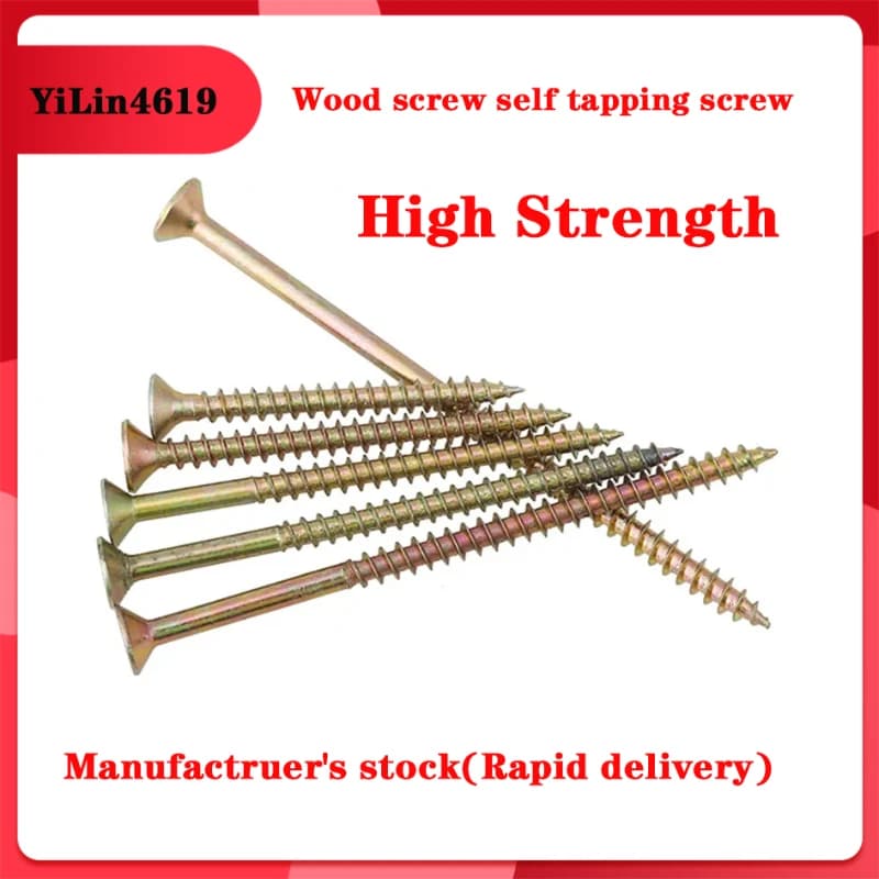Deck Screws | Cross Countersunk Self Tapping | Hardened Tip Wood Screws M5 - Thumbnail 2