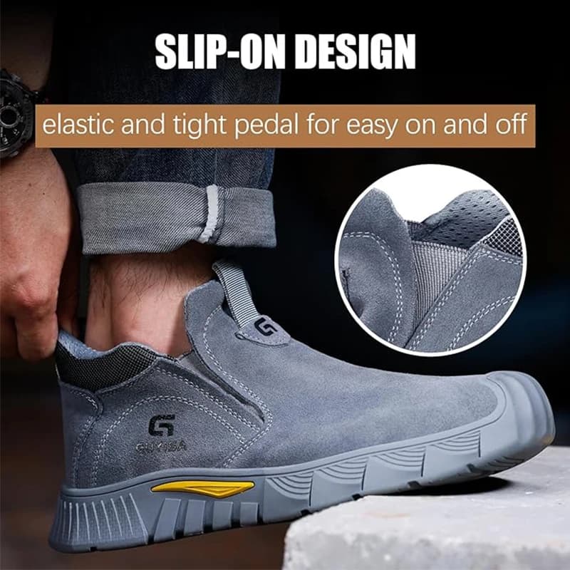 Steel Toe Cap Safety Boots | Welding Workwear | Anti-Smash & Stab-Resistant - Thumbnail 8