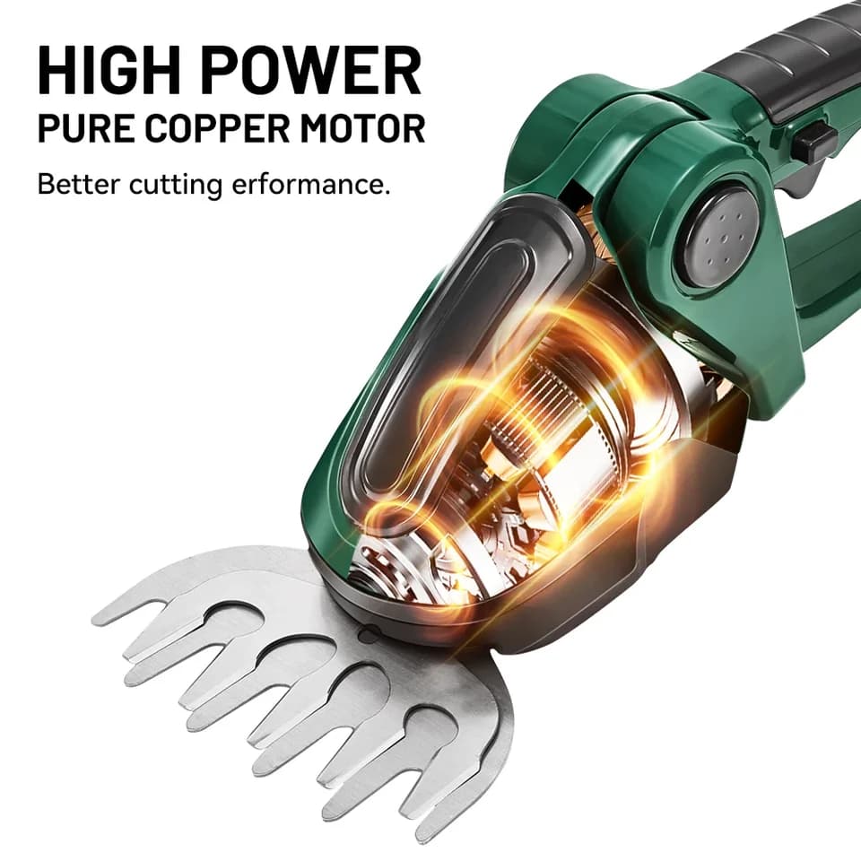 Cordless Hedge Trimmer | 2-in-1 Electric Power Tool | For Makita Battery - Thumbnail 3