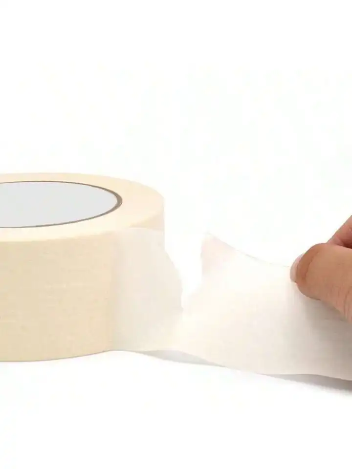 Masking Tape | White Crepe Paper | 15/25/35mm x 50m for Painting & Drawing - Thumbnail 5