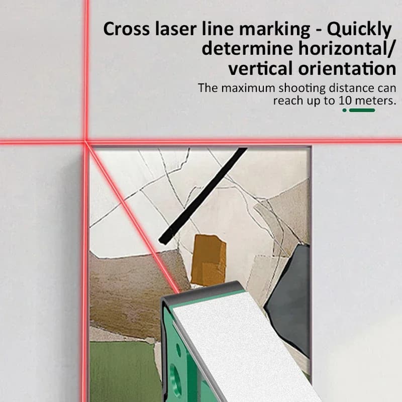 3-in-1 Digital Laser Level Ruler | Magnetic, 30-50cm | Aluminium Alloy Protractor - Thumbnail 4