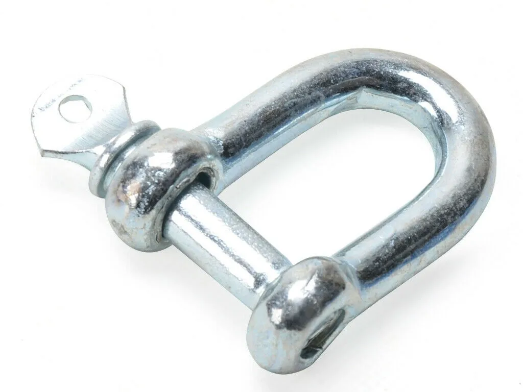 Grade D-Shackle | Marine & Towing Rigging Hardware | 5mm-10mm Stainless Steel