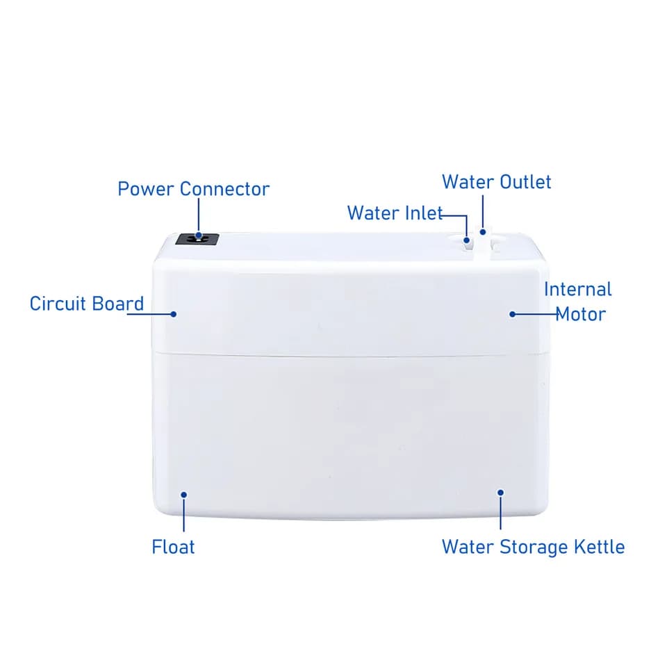 Condensate Pump 24L/h | Automatic AC Drain Pump | 200mL Storage Box - Thumbnail 6
