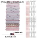 600pcs 0.5w 2V-39V