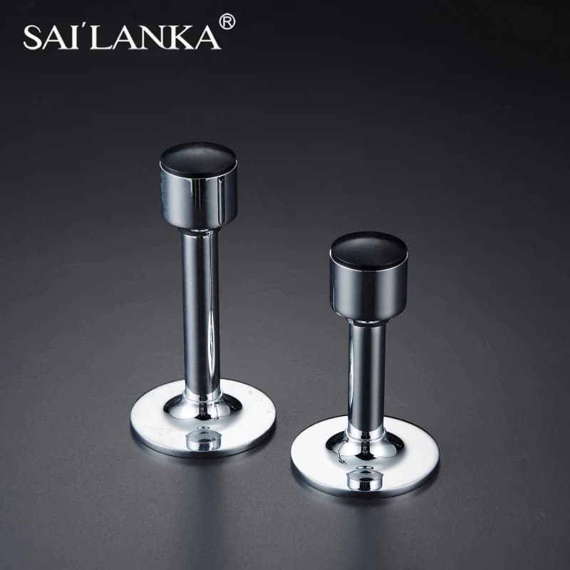 SAILANKA Heavy Duty Rubber Door Stopper | Floor Mounted | Hole-Free Security - Thumbnail 5