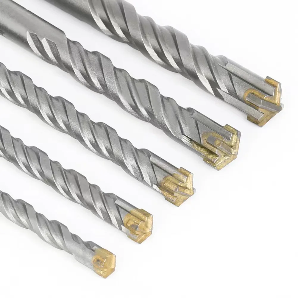 SDS Plus Drill Bits | Cross Cutter & Double Auger Design | 110-500mm Masonry & Concrete - Image 1