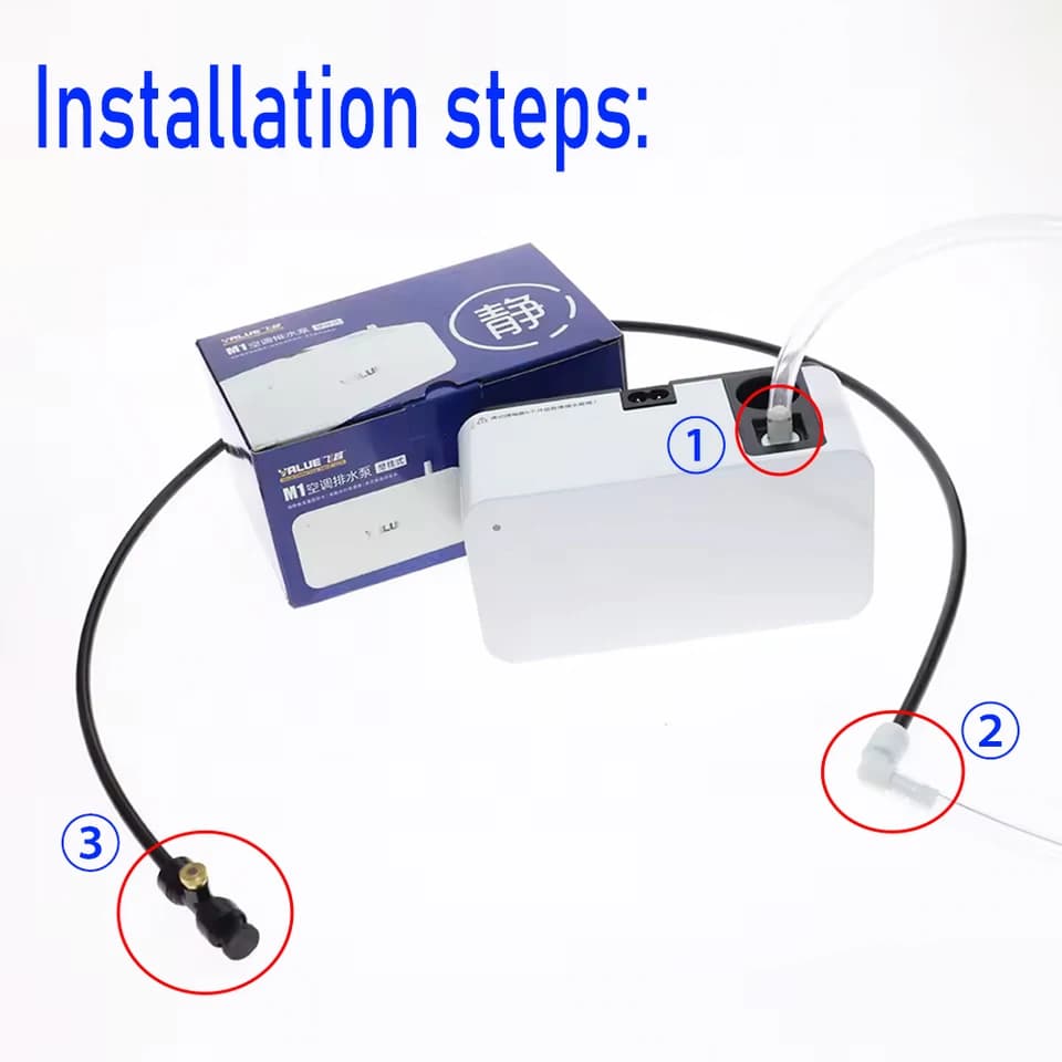 Air Conditioner Condensate Pump | Ultra-Quiet 100-240V | Automatic Drainage - Thumbnail 8