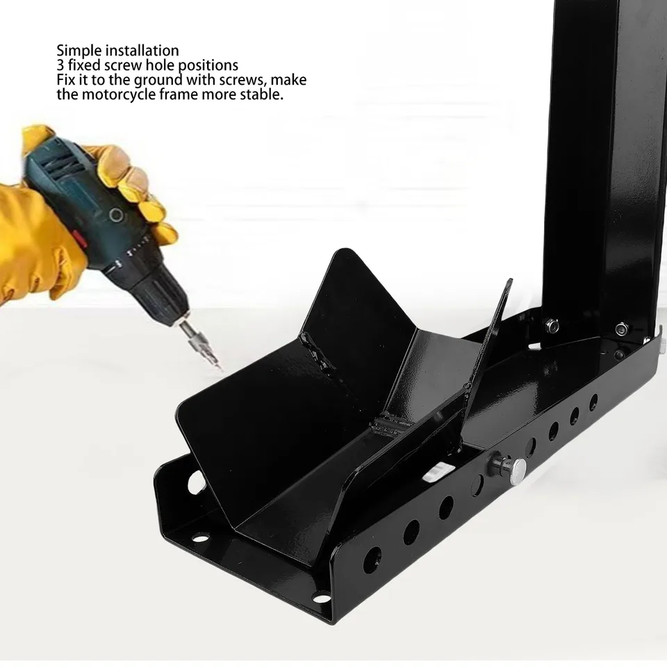 Front Wheel Chock Motorcycle | Heavy Duty 1360kg | 8-24" Wheels Trailer Stand - Thumbnail 4