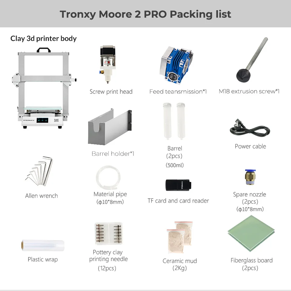 Tronxy Moore 2 Pro 3D Printer | Dual Core Guide Rail | Silent 32-Bit Mainboard - Thumbnail 6