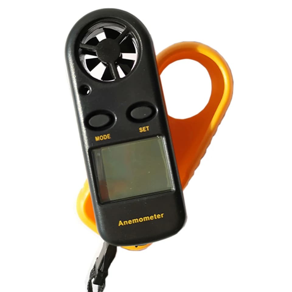 Digital Pocket Anemometer | 0-30m/s Wind Speed Meter | LCD Backlight Airflow - Thumbnail 5
