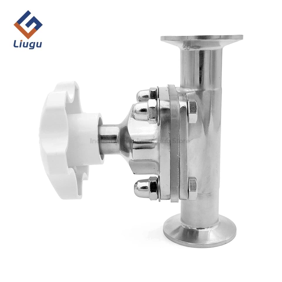 SS316L Double Check Valve | Sanitary Diaphragm | Food/Brewing DN15-50 - Thumbnail 6