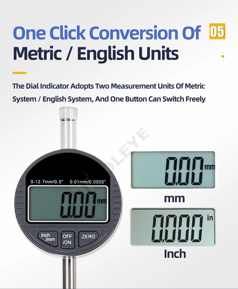 Dial Test Indicator Magnetic Stand | Universal Holder | Bore Gauge Measurement - Thumbnail 5