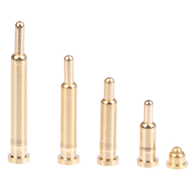 Pogo Pin Connector Set | 10-Piece Spring-Loaded PCB Test Probes | 1.8-13mm SMD Contacts - Image 1