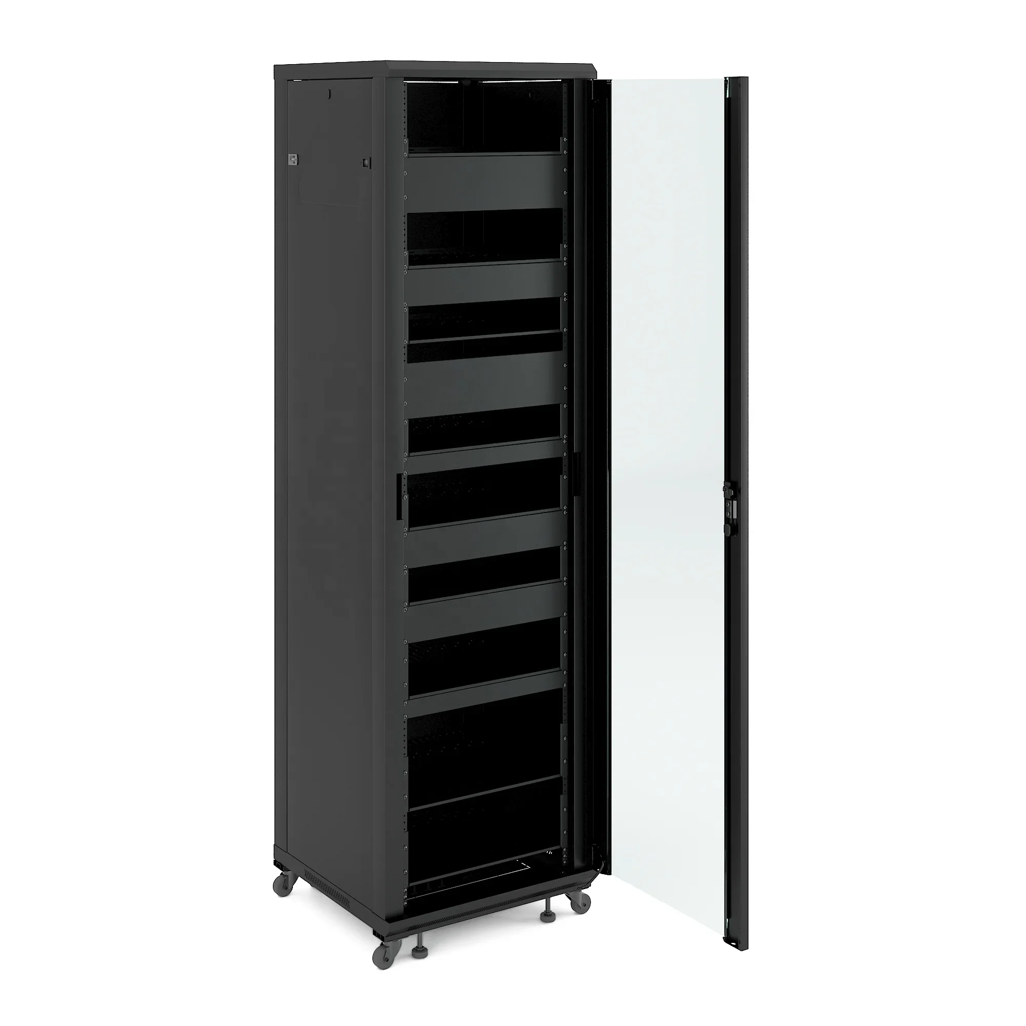 48U Outdoor Server Rack | 23 Medium Voltage Network Cabinet | Weatherproof & Secure - Thumbnail 2