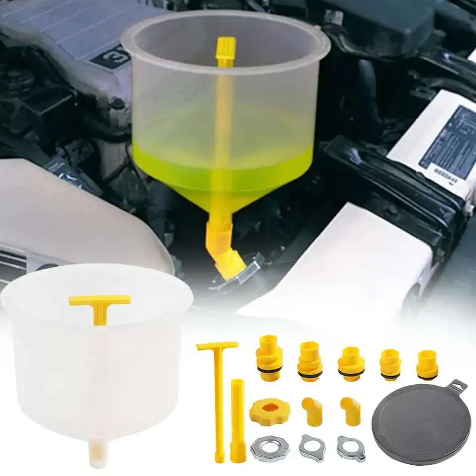 Spill Kit | 15pc Spill-Proof Coolant Funnel Set | For Radiators - Thumbnail 2